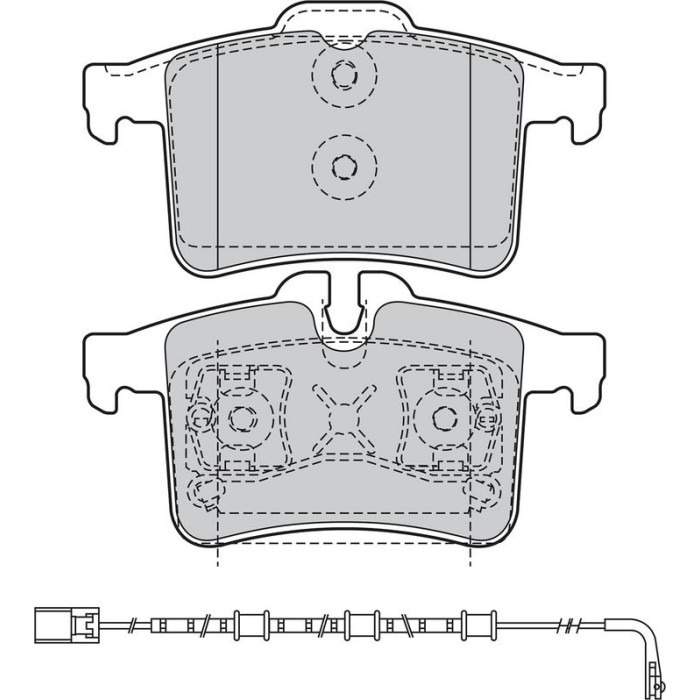 Valeo Bremsbelagsatz 601476 Valeo Bremsbelagsatz 601476