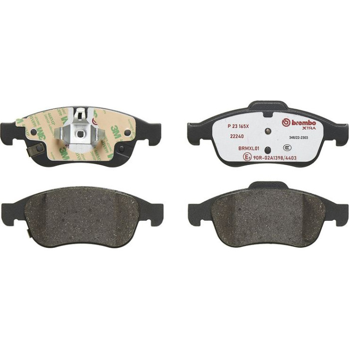 BREMBO Bremsklötze VA P 23 165X BREMBO Bremsklötze VA P 23 165X