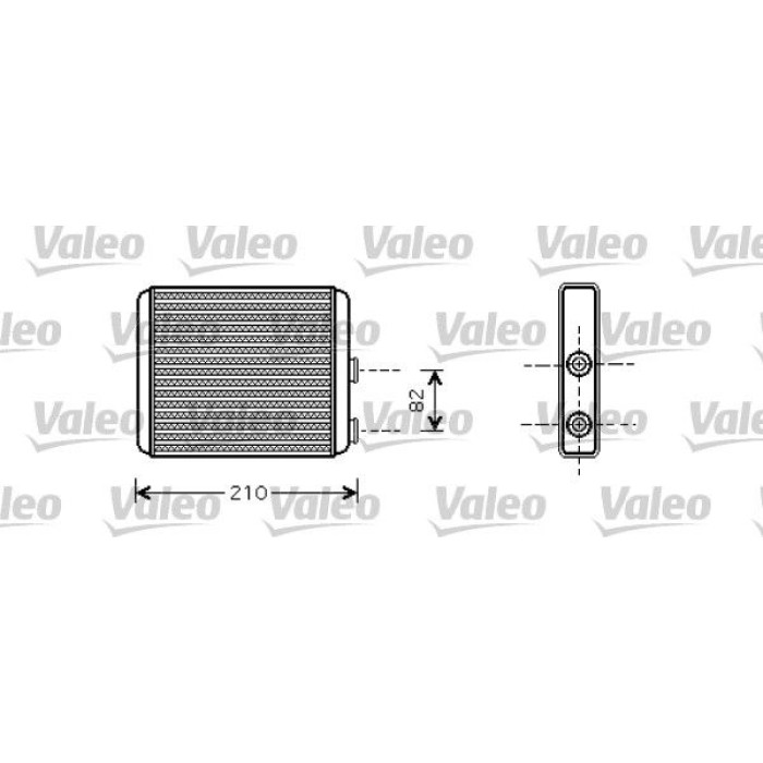 Valeo Wärmetauscher 812363 Valeo Wärmetauscher 812363