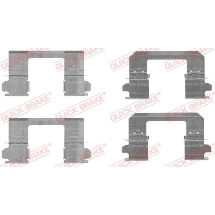 Quick Brake Montagesatz für Bremsbeläge 109-1736 Quick Brake Montagesatz für Bremsbeläge 109-1736