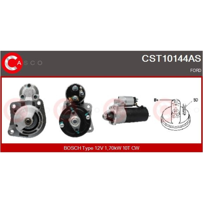 CASCO Anlasser CST10144AS CASCO Anlasser CST10144AS