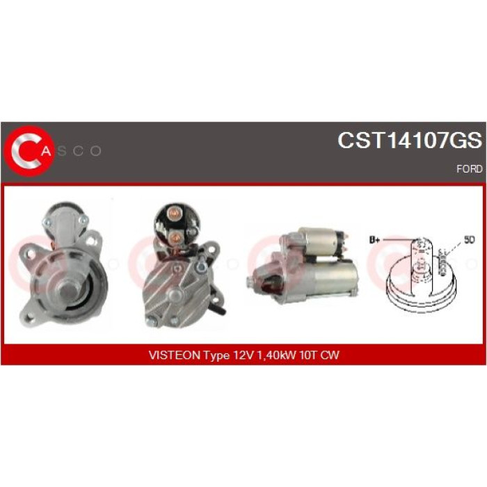 CASCO Anlasser CST14107GS