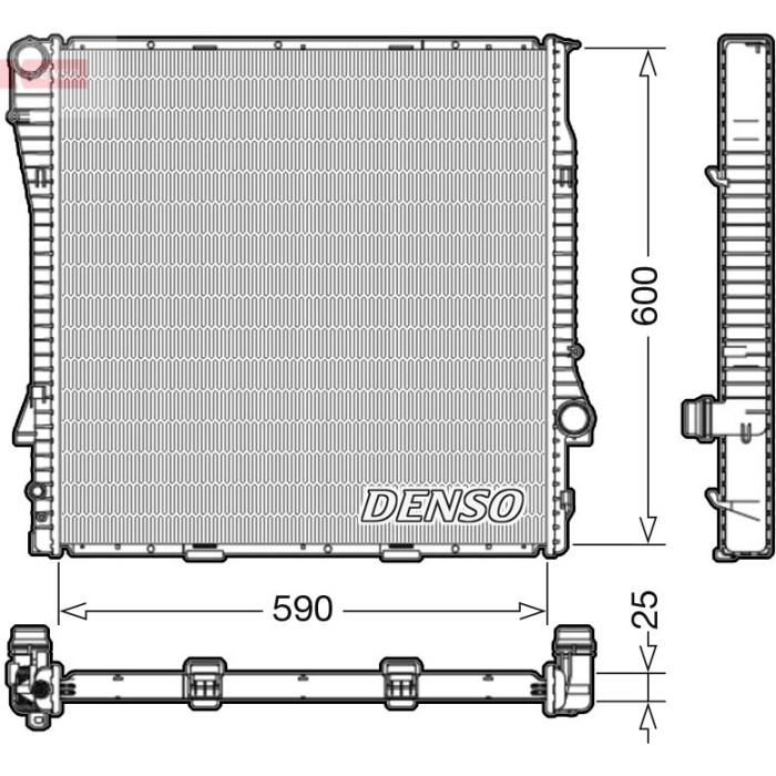 Denso Motorkühler DRM05113 Denso Motorkühler DRM05113