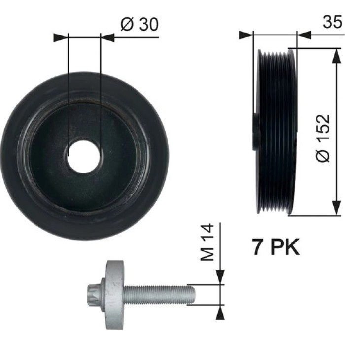 Gates Samen TVD1127A Gates Samen TVD1127A