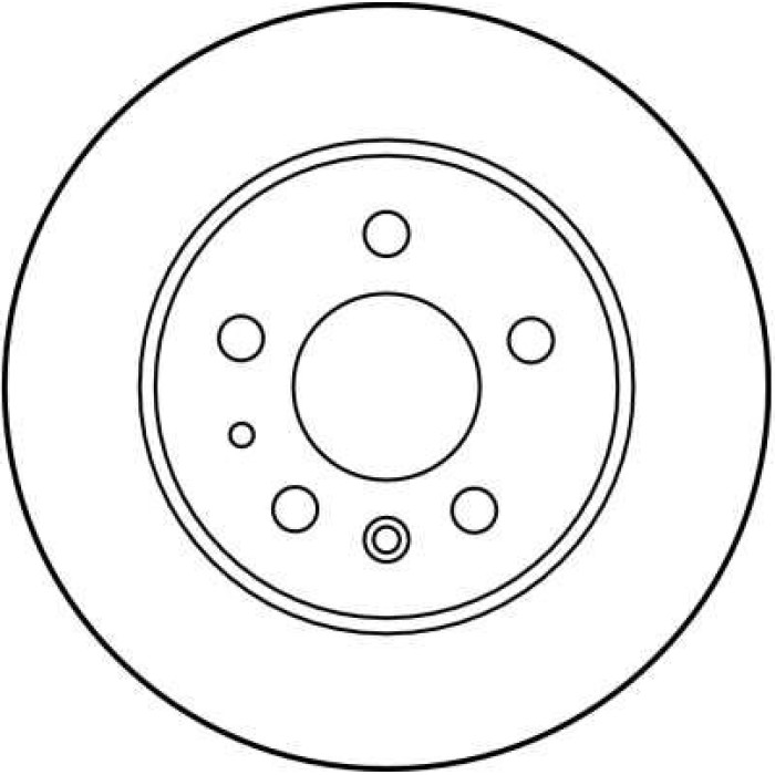 TRW Bremsscheibe Mercedes-Benz W115/123/126 76-85 DF1574 TRW Bremsscheibe Mercedes-Benz W115/123/126 76-85 DF1574