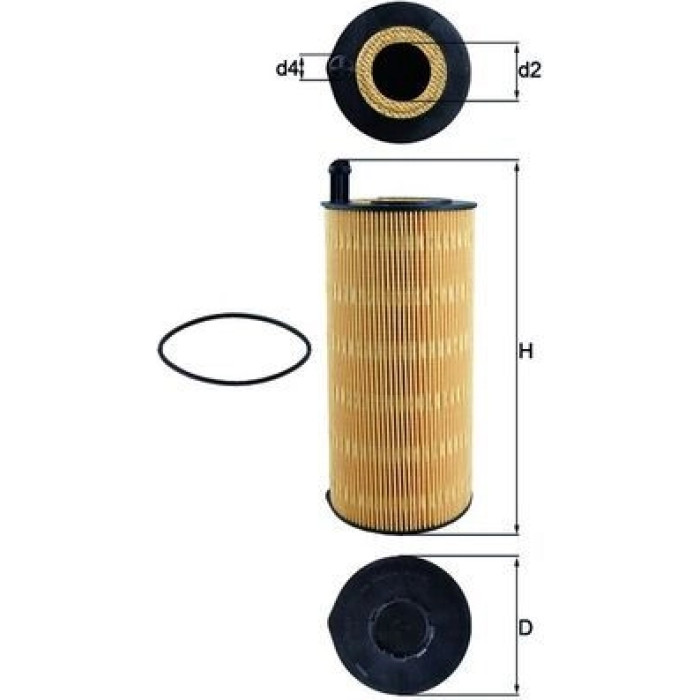 Mahle Original Ölfilter OX 423/9D Mahle Original Ölfilter OX 423/9D