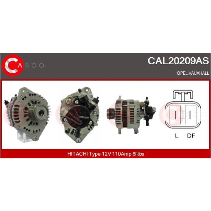 CASCO Generator CAL20209AS CASCO Generator CAL20209AS