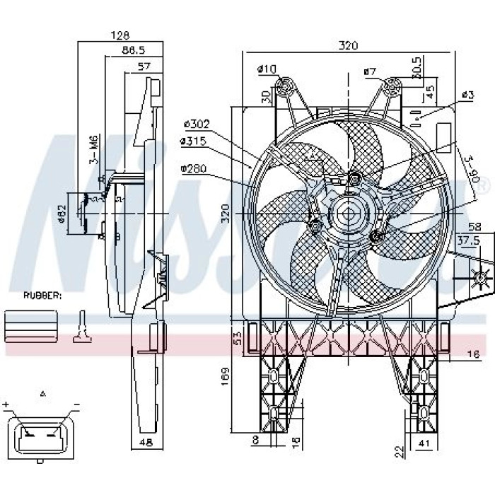 Nissens Kühlerlüfter PKW 85140