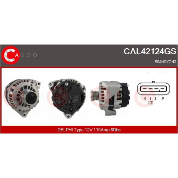 CASCO Generator CAL42124GS CASCO Generator CAL42124GS