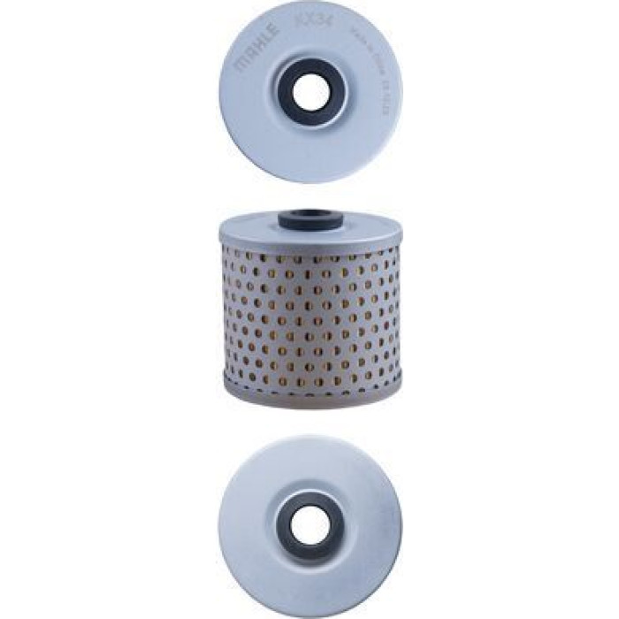 KX 34 MAHLE Kraftstofffilter KX 34, Filtereinsatz, Höhe 65 mm – u. a. für Lamborghini Espada, Jarama, Miura – OE Nummer 7984316 - l KX 34 MAHLE Kraftstofffilter KX 34, Filtereinsatz, Höhe 65 mm – u. a. für Lamborghini Espada, Jarama, Miura – OE Nummer 7984316 - l