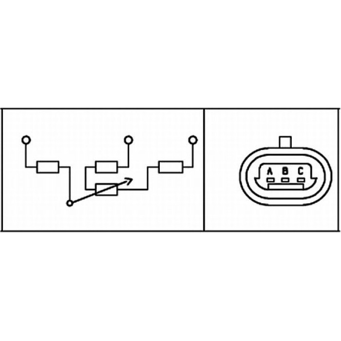 HELLA Sensor, Drosselklappenstellung 6PX 008 476-451 HELLA Sensor, Drosselklappenstellung 6PX 008 476-451