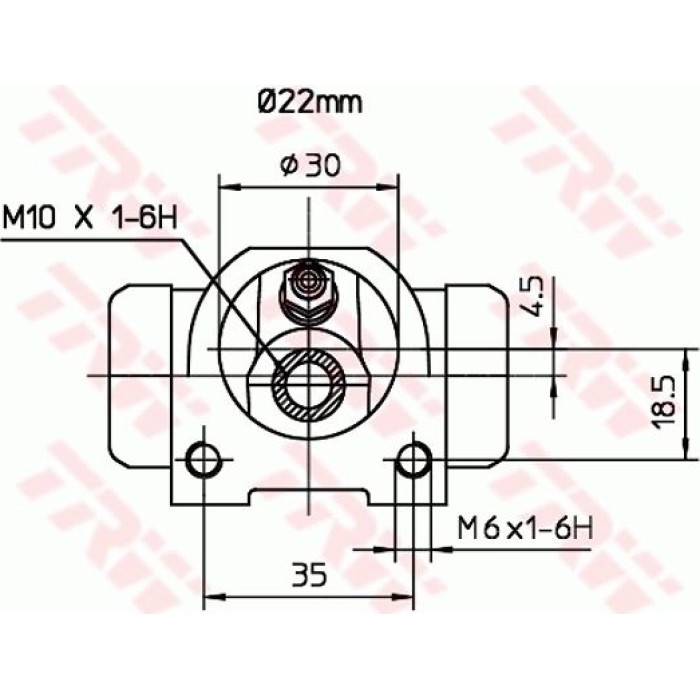 TRW Radbremszylinder BWH376 TRW Radbremszylinder BWH376