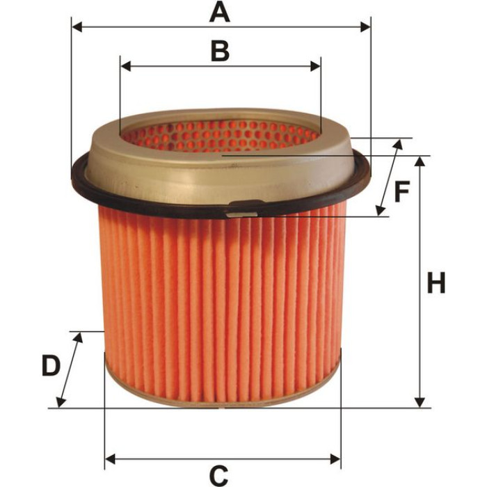 Filtron Luftfilter AM 433 Filtron Luftfilter AM 433