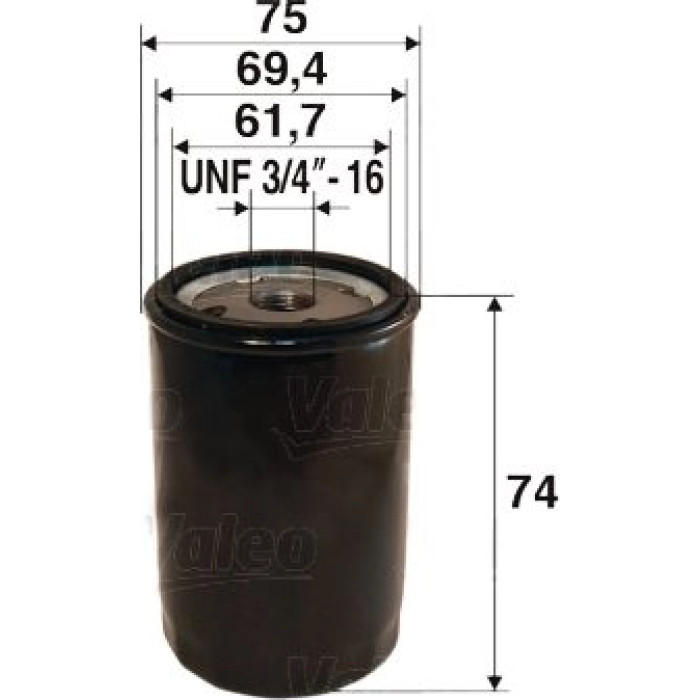 Valeo Ölfilter 586077
