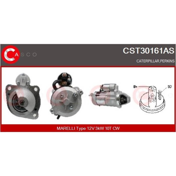 CASCO Anlasser CST30161AS CASCO Anlasser CST30161AS