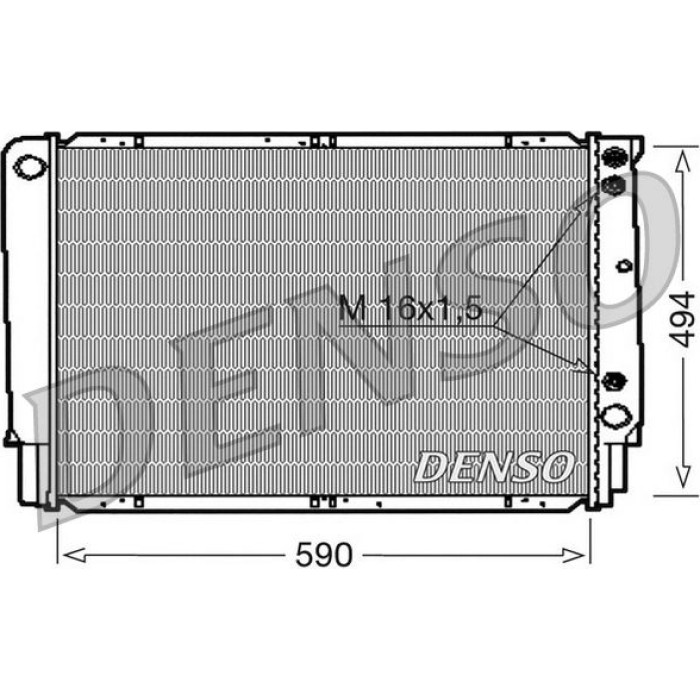 Denso Motorkühler DRM33053 Denso Motorkühler DRM33053