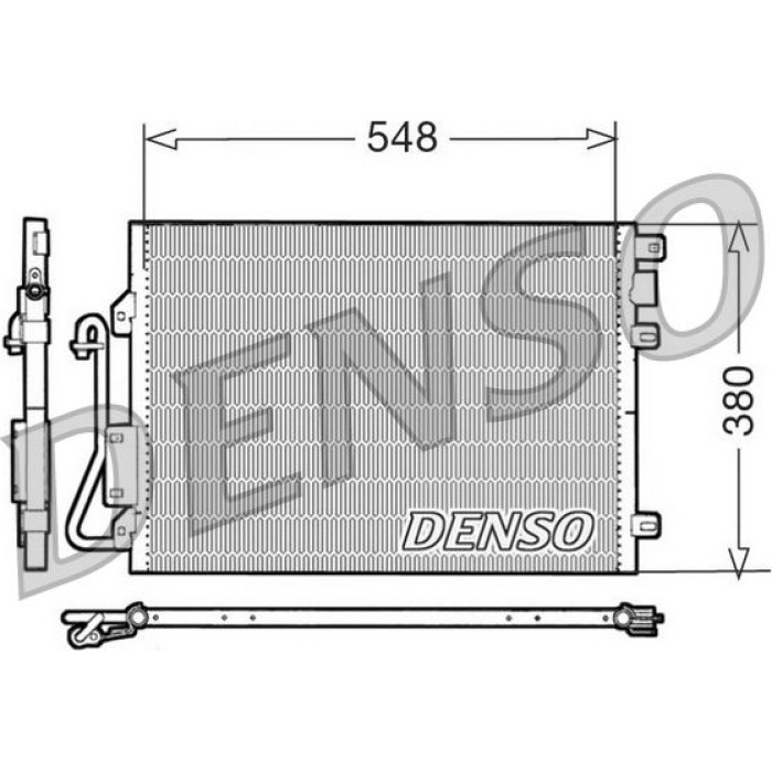 Denso Klimakondensator DCN23008 Denso Klimakondensator DCN23008