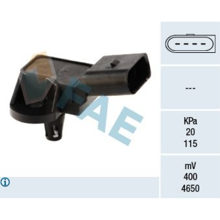 FAE Sensor, Saugrohrdruck 15033 FAE Sensor, Saugrohrdruck 15033