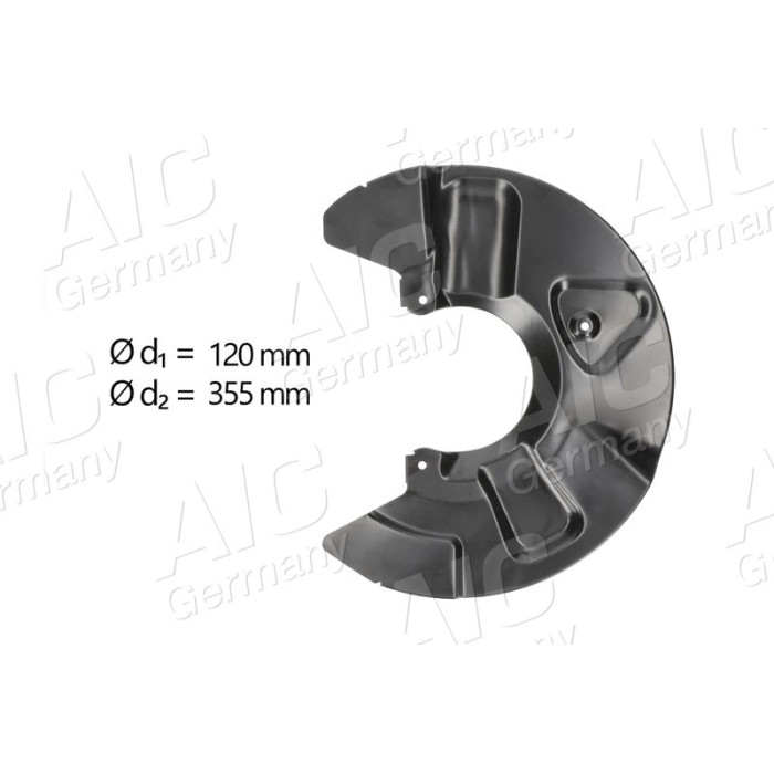 Bremsankerblech Vorderachse links verzinkt Durchmesser 308 mm 56165 Bremsankerblech Vorderachse links verzinkt Durchmesser 308 mm 56165