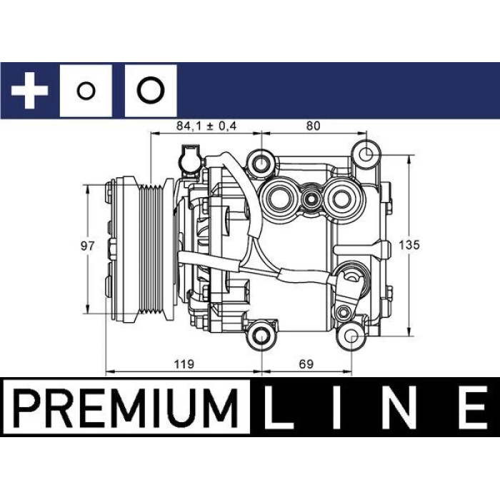 MAHLE Kompressor, Klimaanlage ACP 106 000P MAHLE Kompressor, Klimaanlage ACP 106 000P