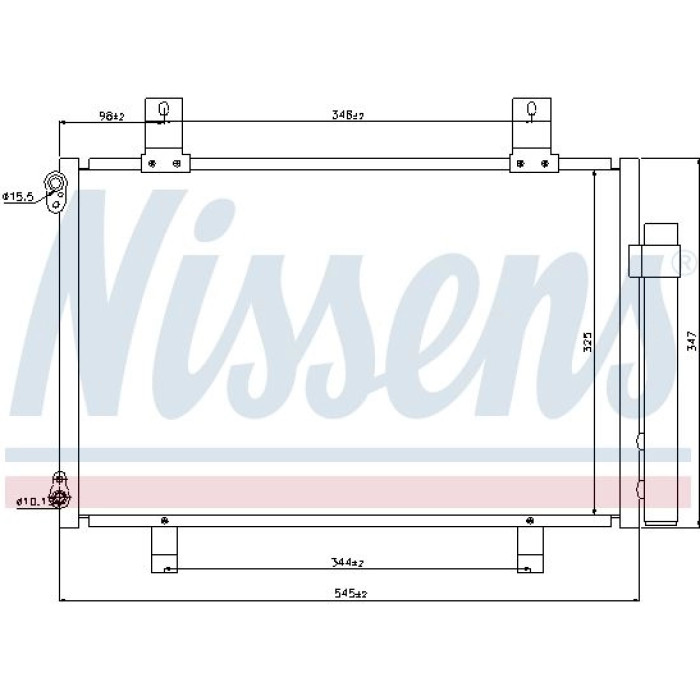 Nissens Klimakondensator PKW 940057 Nissens Klimakondensator PKW 940057