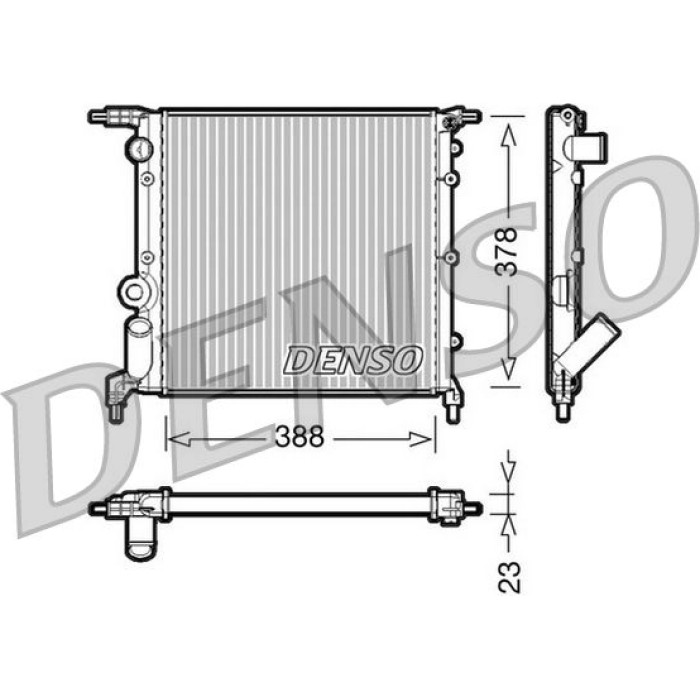 Denso Motorkühler DRM23006 Denso Motorkühler DRM23006