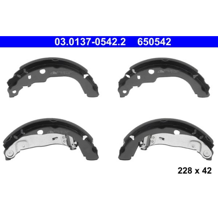 03.0137-0542.2 ATE Bremsbackensatz 03.0137-0542.2 03.0137-0542.2 ATE Bremsbackensatz 03.0137-0542.2