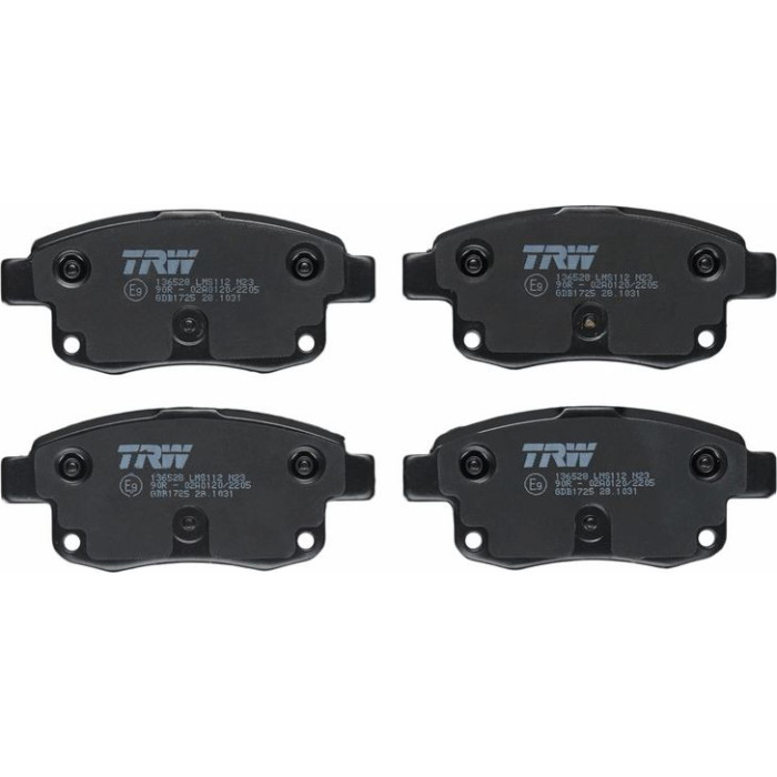TRW Bremsbeläge Hinterachse GDB1725 TRW Bremsbeläge Hinterachse GDB1725