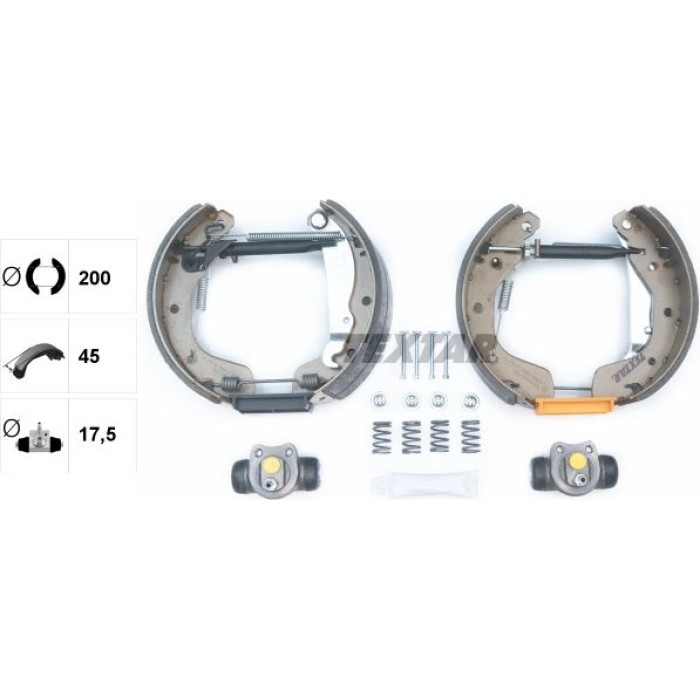 Textar Bremsbackensatz 84044903 Textar Bremsbackensatz 84044903