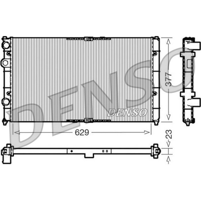 Denso Motorkühler DRM26040 Denso Motorkühler DRM26040