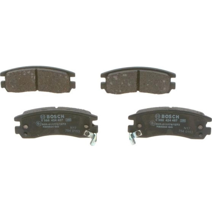 Bosch Bremsbelagsatz 0 986 424 467 Bosch Bremsbelagsatz 0 986 424 467
