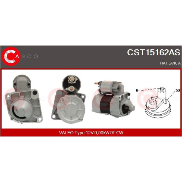 CASCO Anlasser CST15162AS CASCO Anlasser CST15162AS