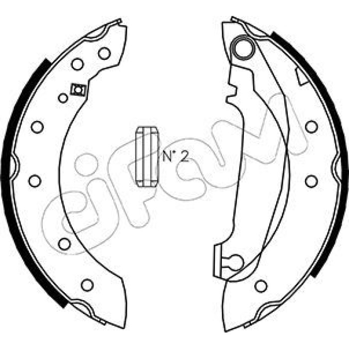 CIFAM Bremsbackensatz 153-476 CIFAM Bremsbackensatz 153-476