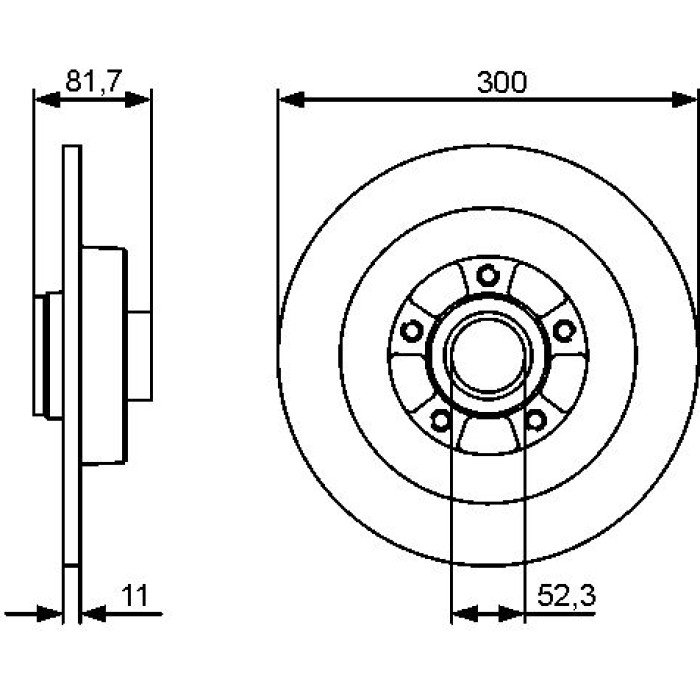 Bosch Bremsscheibe 0 986 479 446 Bosch Bremsscheibe 0 986 479 446