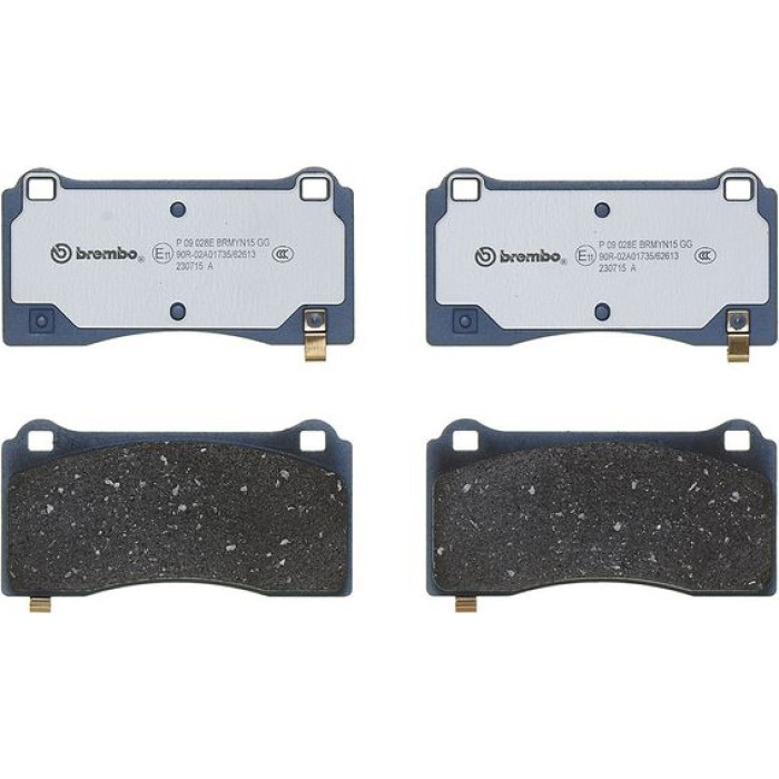 BREMBO Bremsbelagsatz, Scheibenbremse P 09 028E BREMBO Bremsbelagsatz, Scheibenbremse P 09 028E