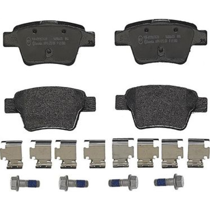 P 61 080 Brembo Prime Bremsbelagsatz Hinterachse – P 61 080 – 95 x 47 x 18 mm – Bremssystem Bosch – OE Nummer 1607961680 P 61 080 Brembo Prime Bremsbelagsatz Hinterachse – P 61 080 – 95 x 47 x 18 mm – Bremssystem Bosch – OE Nummer 1607961680