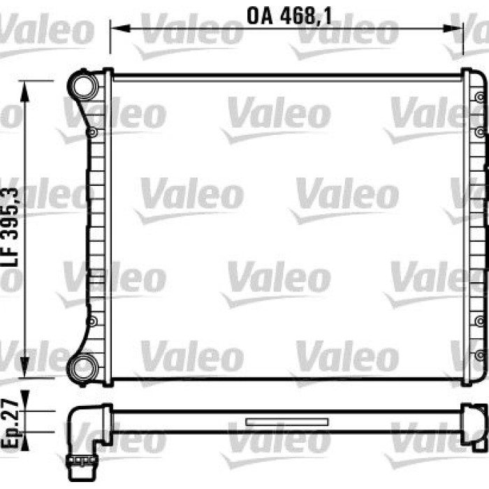 Valeo Motorkühler 732785 Valeo Motorkühler 732785
