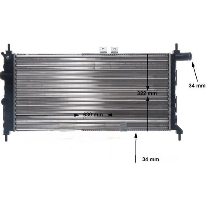 MAHLE Kühler, Motorkühlung CR 441 000S MAHLE Kühler, Motorkühlung CR 441 000S
