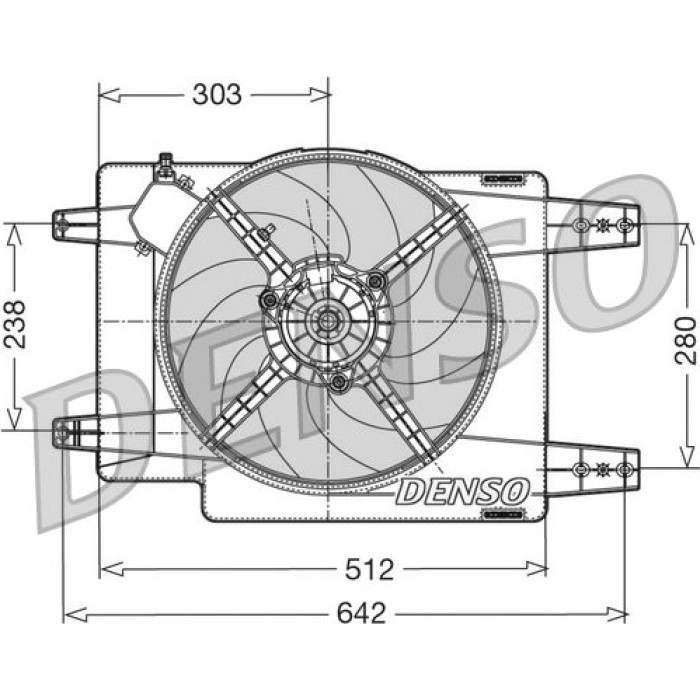 Denso Kühlerlüfter DER01011 Denso Kühlerlüfter DER01011