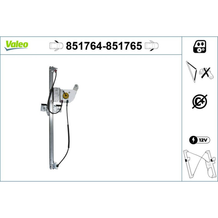 Valeo Fensterheber 851764 Valeo Fensterheber 851764