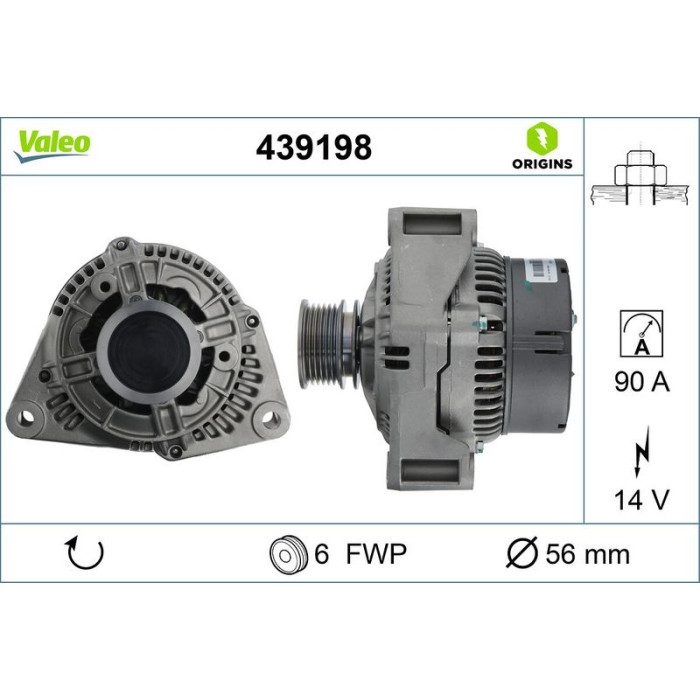 439198 Valeo Lichtmaschine 439198