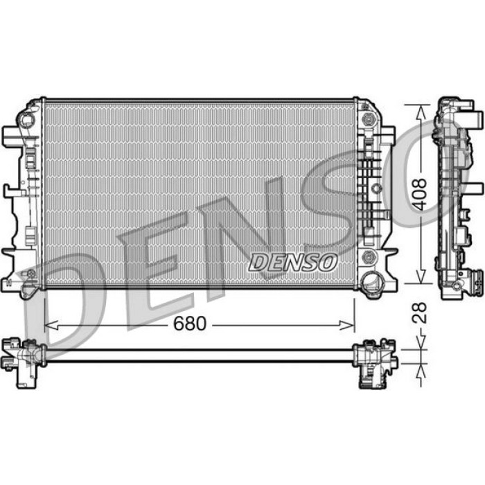 Denso Motorkühler DRM17044 Denso Motorkühler DRM17044