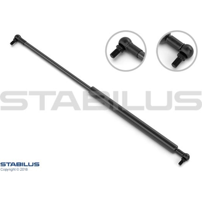 361864 Stabilus Gasdruckfeder (Gasfeder), hinten, 440 N, 452 mm - 361864