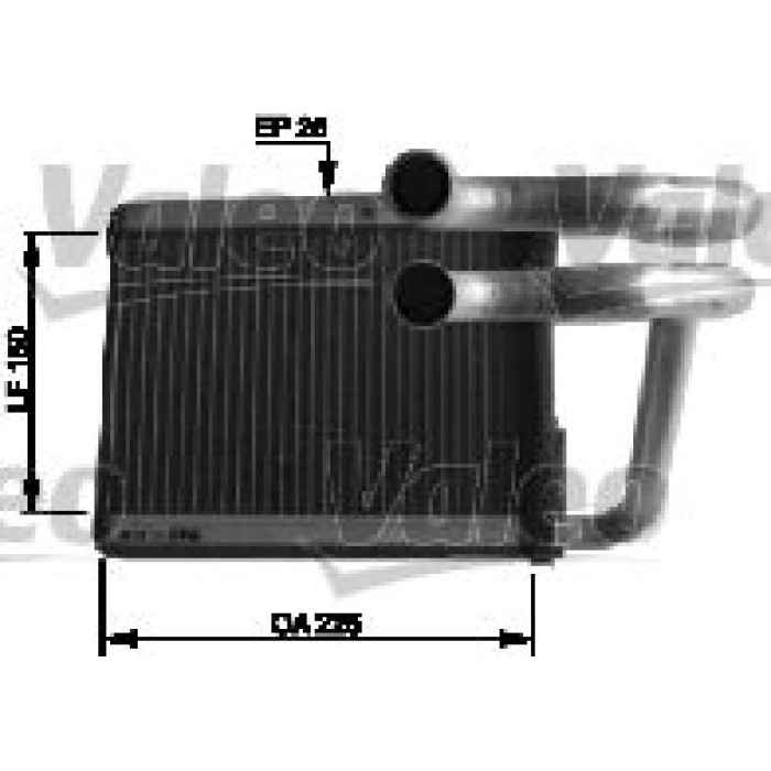 Valeo Wärmetauscher 812434