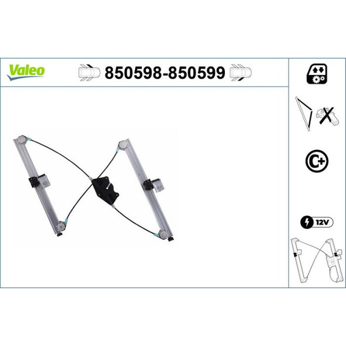 VALEO 850598 Fensterheber VALEO 850598 Fensterheber