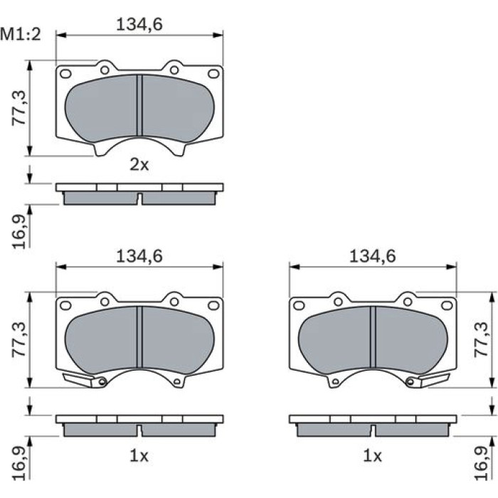 0 986 494 153 Bosch Bremsbelagsatz 0 986 494 153 0 986 494 153 Bosch Bremsbelagsatz 0 986 494 153