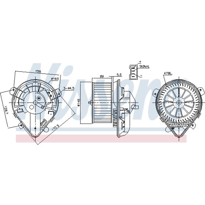 Nissens Innenraumgebläse 87179 Nissens Innenraumgebläse 87179