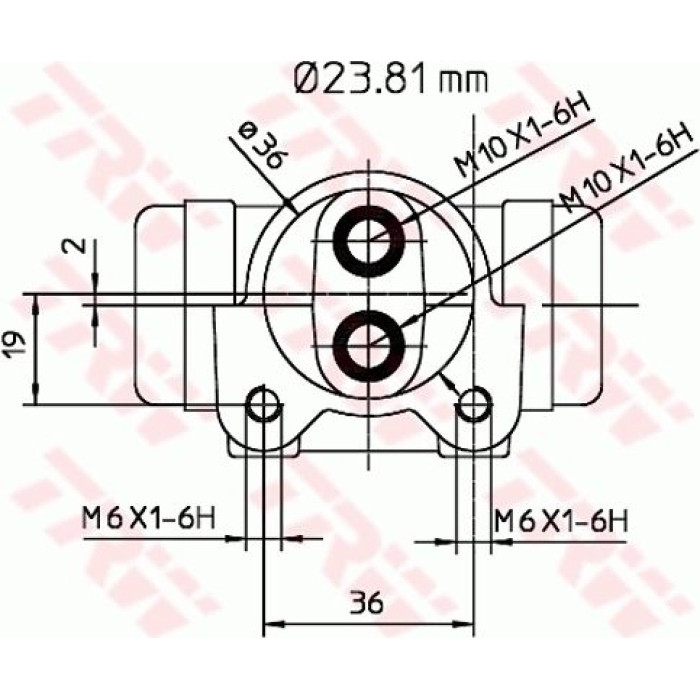 TRW Radbremszylinder BWK223 TRW Radbremszylinder BWK223