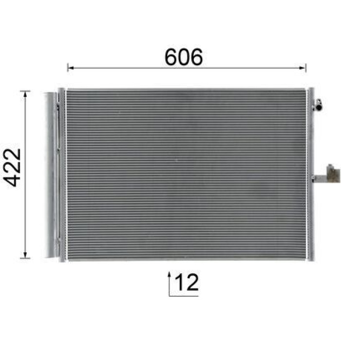 MAHLE Kondensator, Klimaanlage AC 932 000S MAHLE Kondensator, Klimaanlage AC 932 000S