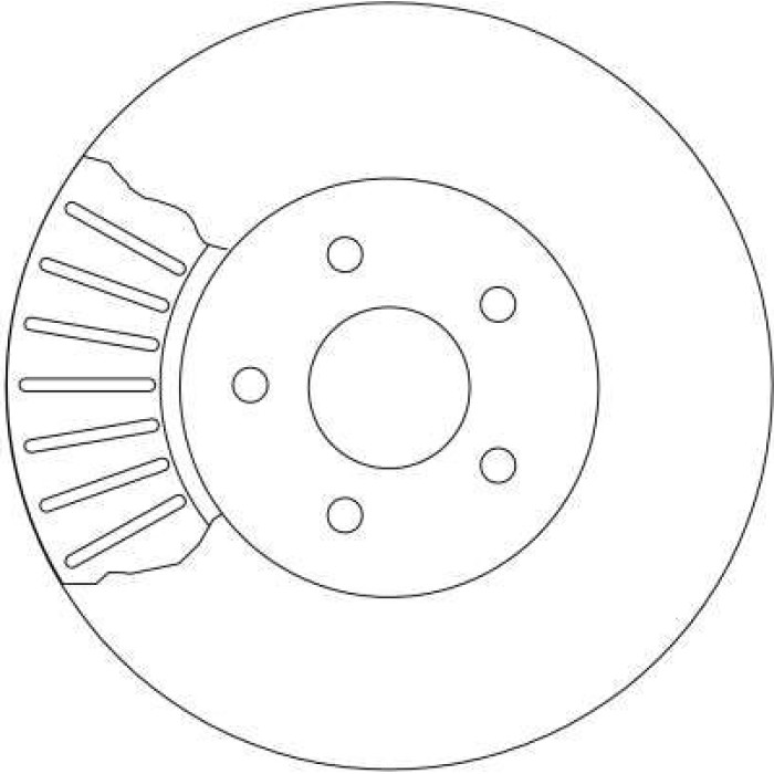 TRW Bremsscheibe Ford Mondeo 00 DF4147 TRW Bremsscheibe Ford Mondeo 00 DF4147